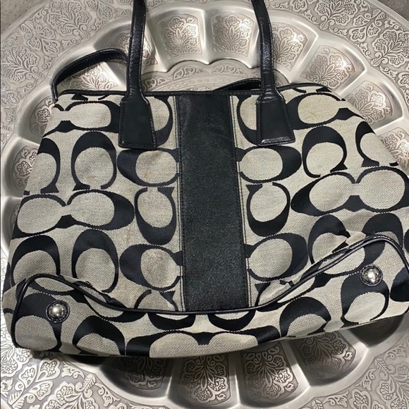 Black Coach Purse - Picture 6 of 14